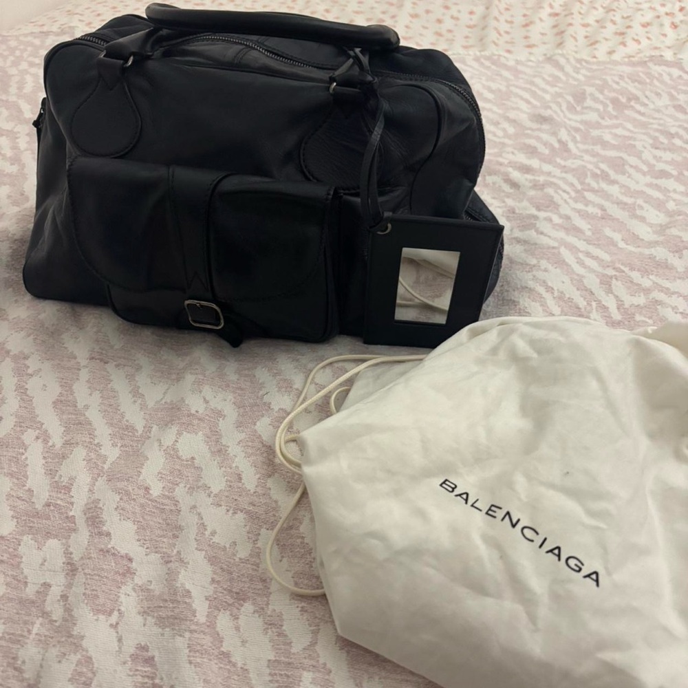 Vintage Balenciaga navy blue bag